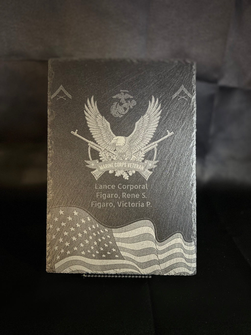 Customizable Stone Plaques with Precision Laser Engraving.