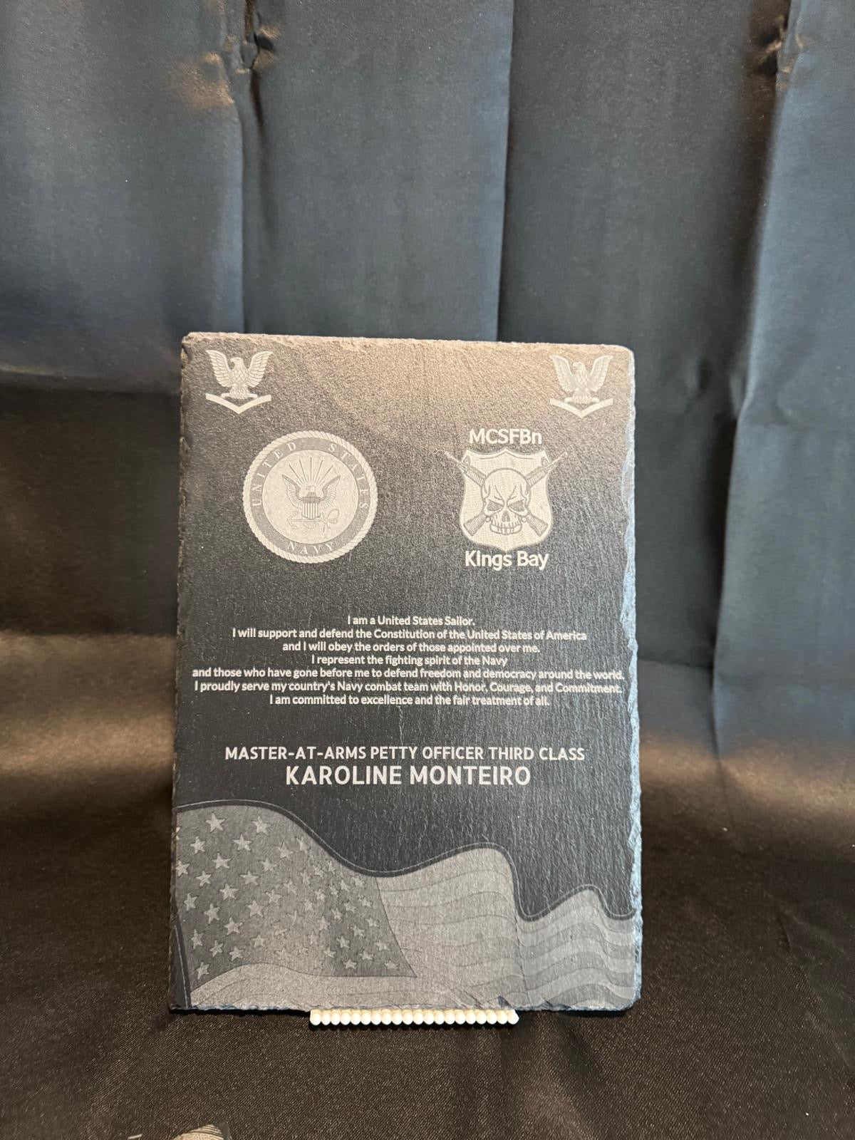 Customizable Stone Plaques with Precision Laser Engraving.