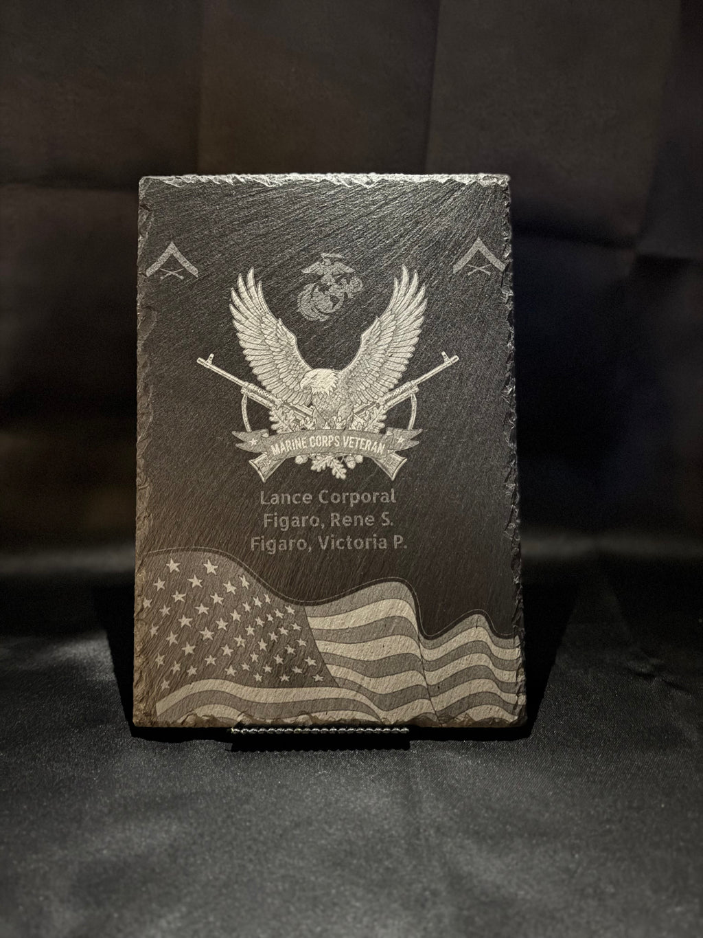 Customizable Stone Plaques with Precision Laser Engraving.