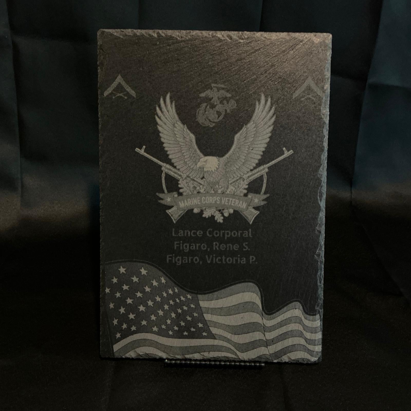 Customizable Stone Plaques with Precision Laser Engraving.