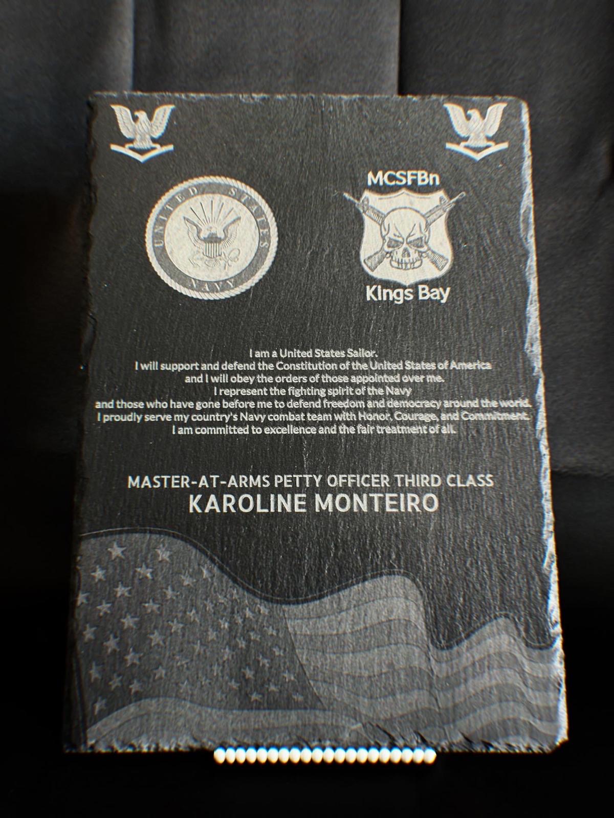 Customizable Stone Plaques with Precision Laser Engraving.