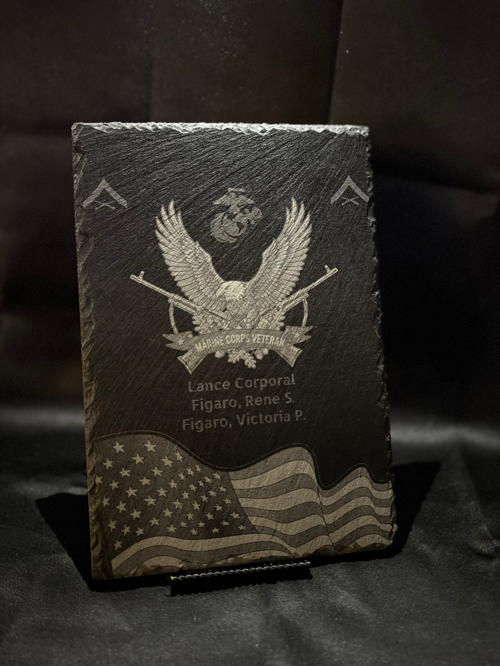 Customizable Stone Plaques with Precision Laser Engraving.